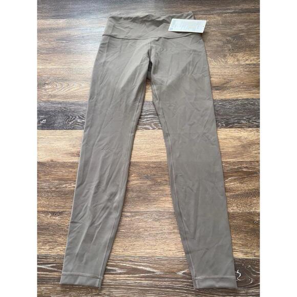 Lululemon Wunder Train High Rise 28” Warm Ash Grey Size 10 NWT - Picture 2 of 7